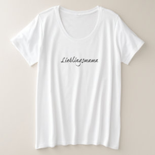 リーブリンスママ プラスサイズTシャツ