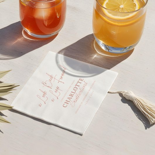 リープフォワード卒業エレガントパーティーを振り返る 箔ナプキン