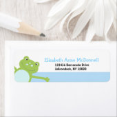 リープフロガフロカスタムギー住所 シール(青) ラベル (インサイチュ)