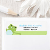 リープフロッグカスタムフロギー住所 シール(緑) ラベル (インサイチュ)