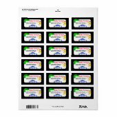 リープ間抜けトカード住所 シール (フルシート)