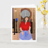 リーマリーのクリエイティブデザインを愛する カード (黄色い花)