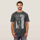 リーマンアメリカ国旗ヴィンテージ愛国的贈り物 Tシャツ (正面フル)