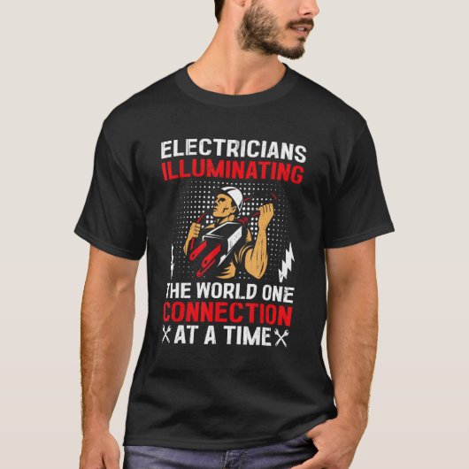 リーマンインダストリアルエレクトリシャンWorker Electrical E Tシャツ (正面)
