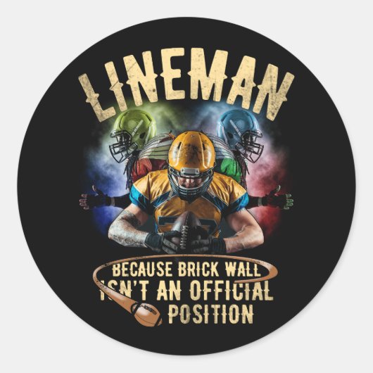 リーマンズブリックの壁がオフ公式Pではない ラウンドシール (正面)