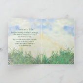 リーマンズライフ絵画オリジナルと詩 カード (内部)