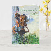 リーマンズライフ絵画オリジナルと詩 カード (黄色い花)