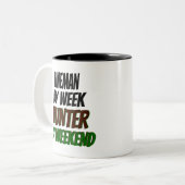 リーマンハンター ツートーンマグカップ (正面左)