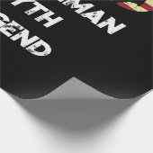 リーマンパパパパ神話レジェンドアメリカ国旗 ラッピングペーパー (角)