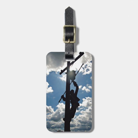 リーマンラゲッジタグをラスティ ラゲッジタグ (正面縦)