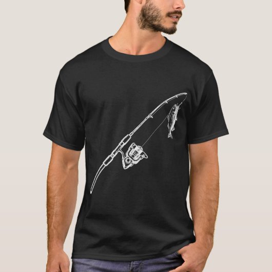 リールとキャッチ Tシャツ (正面)