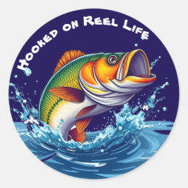 リールの寿命に引っ掛かっている魚 ラウンドシール