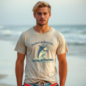 リールの寿命に引っ掛かるマリンフィッシュ Tシャツ