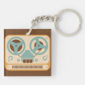 リールアナログのテープレコーダ キーホルダー (裏面)