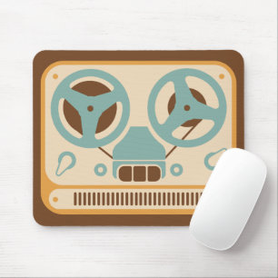 リールアナログのテープレコーダ マウスパッド