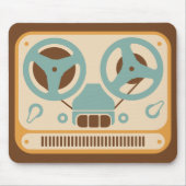 リールアナログテープレコーダ マウスパッド (正面)