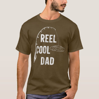 リールカッコいいパパ魚釣りラバーダディおもしろいD Tシャツ