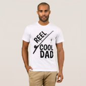 リールカッコいいパパ魚釣りTシャツ Tシャツ (正面フル)