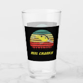 リールクランキーおもしろいベース魚釣りクランクベイトレトロ タンブラーグラス (正面)