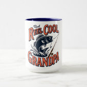 リールクールグランパマグ – 父の日魚釣りギフト マグカップ (中央)