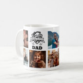 リールクールパパカスタムフォト魚釣りマグ コーヒーマグカップ (正面左)