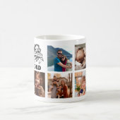 リールクールパパカスタムフォト魚釣りマグ コーヒーマグカップ (中央)