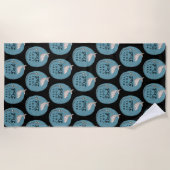 リールクールパパビーチタオル ビーチタオル (正面)