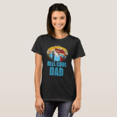 リールクールパパ父の日魚釣り夫Da Tシャツ (正面フル)