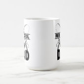 リールクールパパ魚釣りティー コーヒーマグカップ (中央)