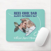 リールクールパパ魚釣りパンユーモア父おもしろいの日 マウスパッド (マウス)