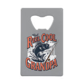 リールグランドパクールステンレスボトルオープナー クレジットカード栓抜き (正面)