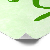 リールグリーンメンズ ポスター (角)