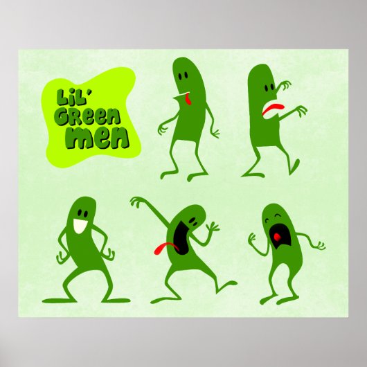 リールグリーンメンズ ポスター (正面)