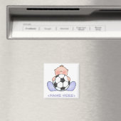 リールサッカー男の赤ちゃん マグネット (インサイチュ (食洗機))