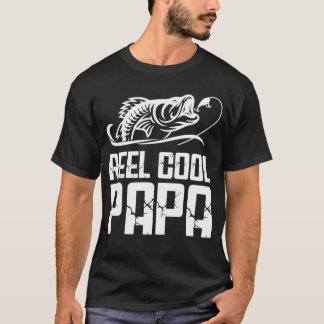 リールパクールパシャツ魚釣り父の日 Tシャツ