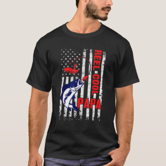 リールパクールパヴィンテージ7月4日アメリカ国旗 Tシャツ