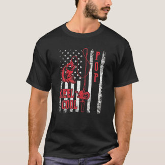 リールフカッコいいァグポップ・アートのアメリカおもしろい魚釣り愛好家、ファ Tシャツ