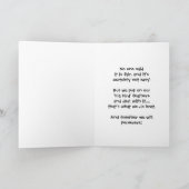 リールフクロウ勇気付けられるカード カード (内部)