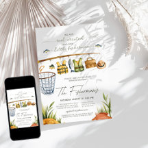 リールボーイ小漁師ベビーシャワー