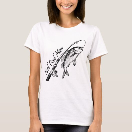 リールマクールム – 魚釣りTシャツ Tシャツ (正面)