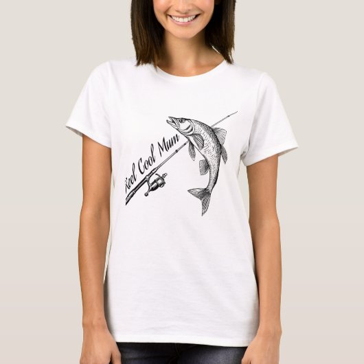 リールマクールム – 魚釣りTシャツ Tシャツ (正面)