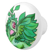 リールミントハーブガーデンドラゴン セラミックノブ (右)