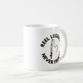 リール凡例がフリーズしない | 氷魚釣り コーヒーマグカップ (正面右)