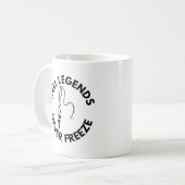 リール凡例がフリーズしない | 氷魚釣り コーヒーマグカップ (正面左)