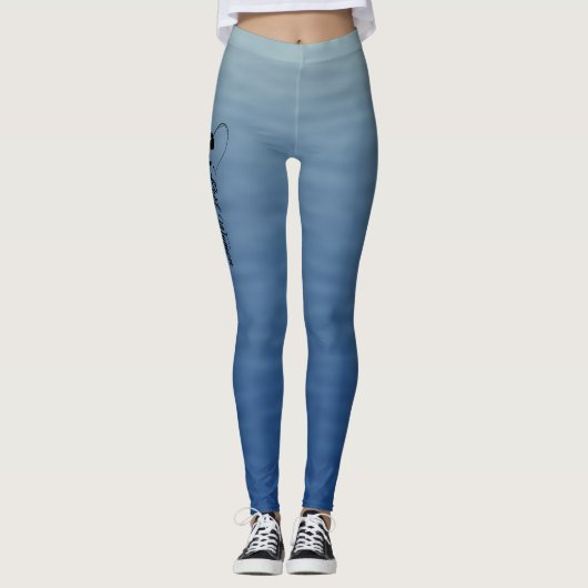 リール女性魚フライ レギンス (正面)