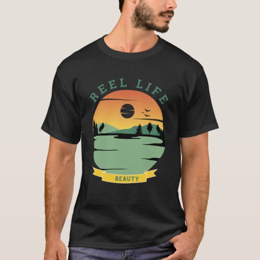 リール寿命美しい Tシャツ (正面)