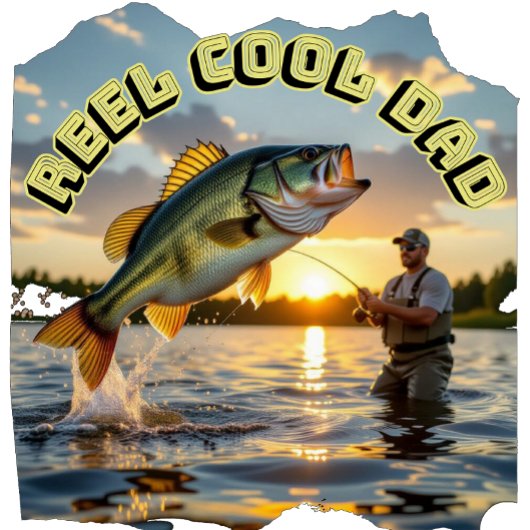 リール素朴クールパパ屋外スポーツ魚釣り トライブレンドＴシャツ