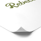 リール興奮した魚の漁師の赤ちゃんシャワーへようこそ ポスター (角)