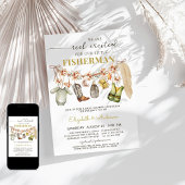 リール興奮の小さな漁師の赤ちゃんシャワー 招待状