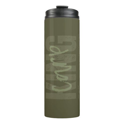 リール鯉キング | カープ魚釣り タンブラー (正面)